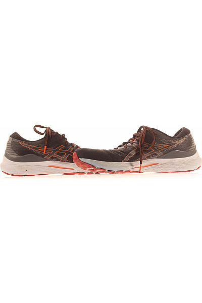 asics Pánské běžecké tenisky šněrovací textilní oranžovo-šedé Vel. 45 | asics | obrázek 5