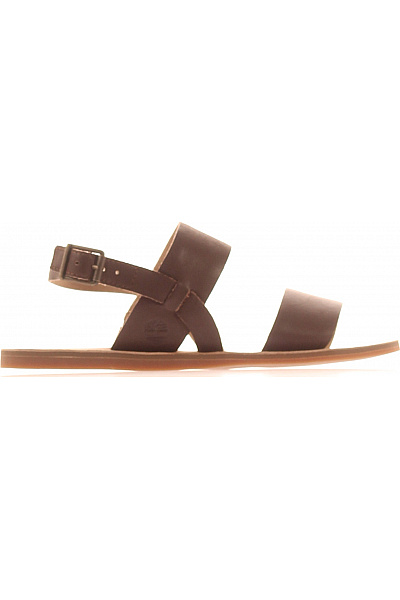 Timberland Dámské Kožené Sandály Hnědé Volnočasové Letní S Páskem