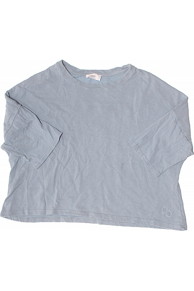 COTTON CANDY Dámské Tričko S Krátkým Rukávem Basic Jednobarevné Crop Top Oversize Vel. EU XS
