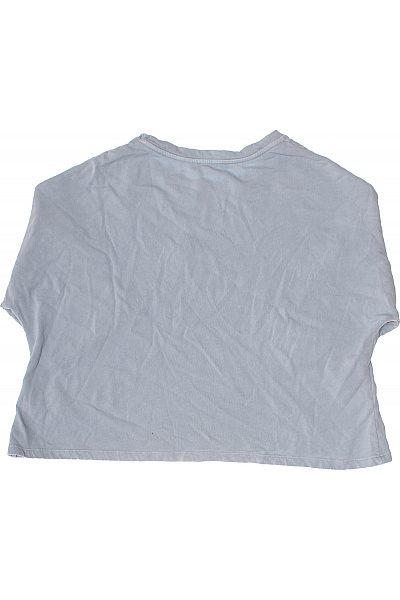 COTTON CANDY Dámské tričko s krátkým rukávem basic jednobarevné crop top oversize Vel. EU XS | COTTON CANDY | obrázek 2