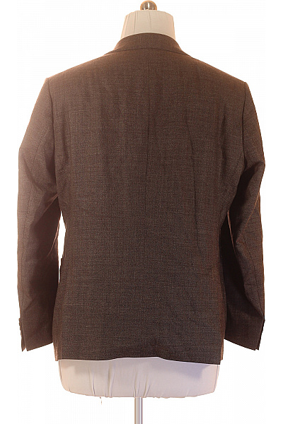 Pánské sako hnědé elegantní business jednořadé Vel. 26 | Unimoda | obrázek 2