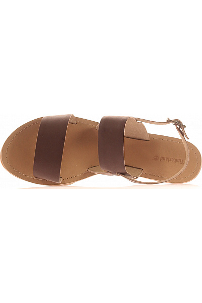 Timberland Dámské kožené sandály hnědé letní volnočasové s páskem | Timberland | obrázek 2
