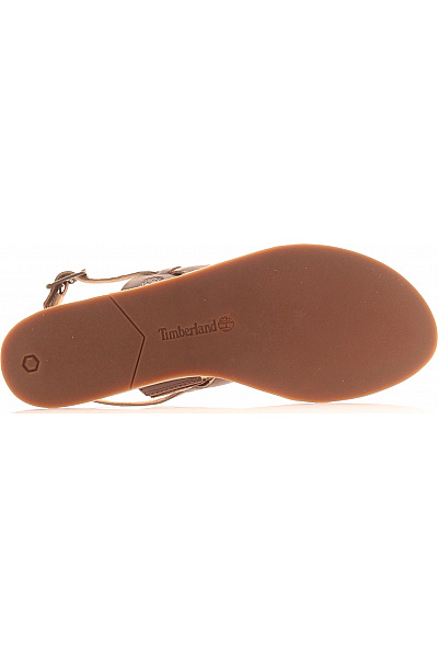 Timberland Dámské kožené sandály hnědé letní volnočasové s páskem | Timberland | obrázek 3