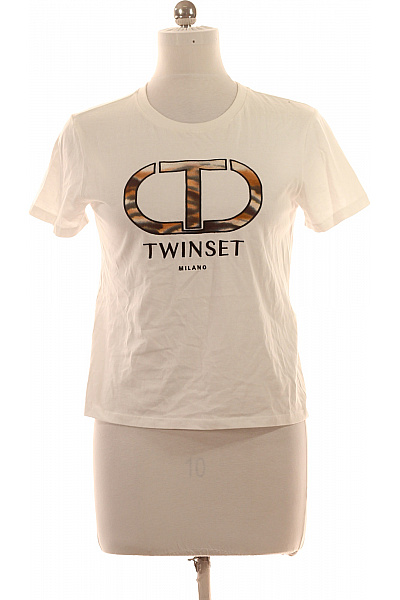 TWINSET Dámské tričko s krátkým rukávem a potiskem Velikost EU XS | TWINSET | obrázek 2