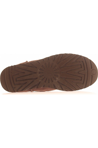 UGG hnědé kožené válenky s kožíškem zimní zateplené Vel. 41 | UGG | obrázek 3