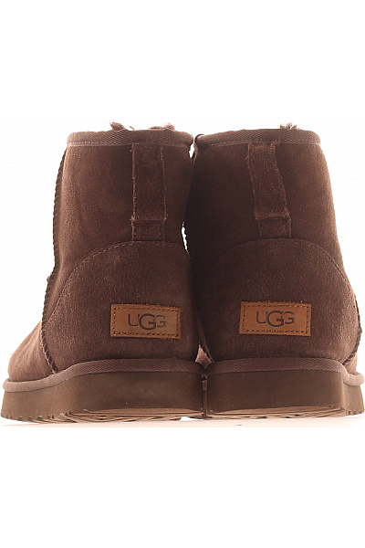 UGG hnědé kožené válenky s kožíškem zimní zateplené Vel. 41 | UGG | obrázek 4
