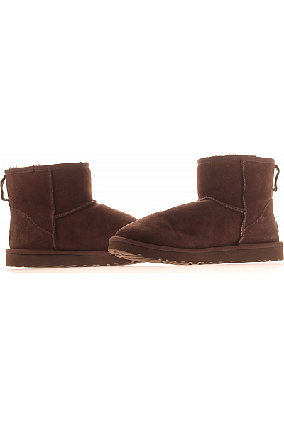 UGG hnědé kožené válenky s kožíškem zimní zateplené Vel. 41 | UGG | obrázek 5