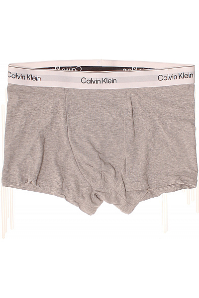 Calvin Klein Pánské Boxerky Bavlněné šedé Velikost L