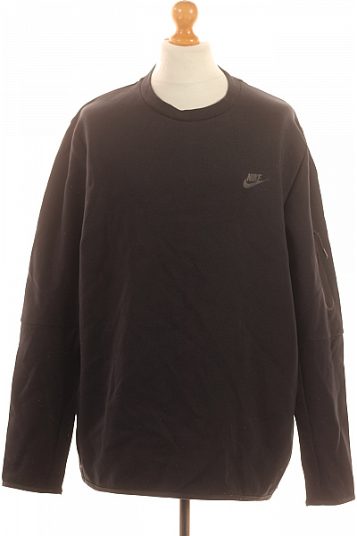 Nike pánská mikina černá s dlouhým rukávem crewneck Velikost EU XXL | Nike | obrázek 2