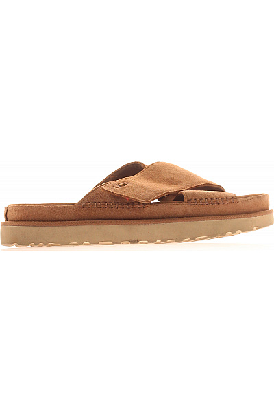 UGG Pánské Hnědé Semišové Sandály Nazouvací Volnočasové Velikost 42