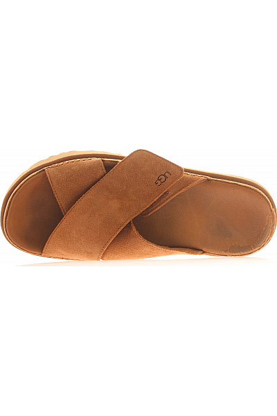 UGG pánské hnědé semišové sandály nazouvací volnočasové Velikost 42 | UGG | obrázek 2