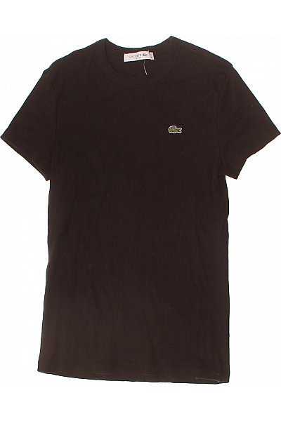 LACOSTE Dámské Tričko S Krátkým Rukávem Jednobarevné Basic Velikost EU 40