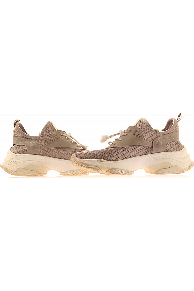Steve Madden Dámské tenisky sportovní volnočasové textilní béžové s vysokou podrážkou Velikost 37.5 | Steve Madden | obrázek 5