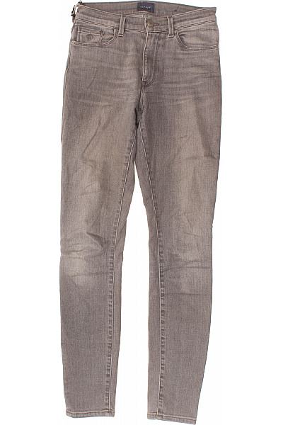 GANT Dámské šedé Skinny Džíny S Vysokým Pasem Vel. 26