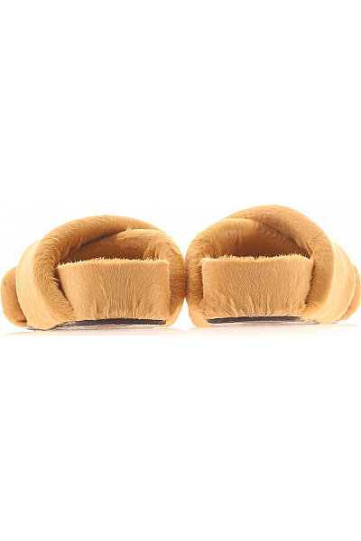 JIL SANDER Dámské béžové chlupaté nazouvací pantofle Vel. 38 | JIL SANDER | obrázek 4