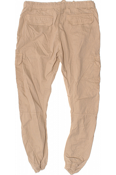 URBAN CLASSICS Pánské cargo kalhoty volnočasové béžové plátěné s kapsami Vel. XL | URBAN CLASSICS | obrázek 3