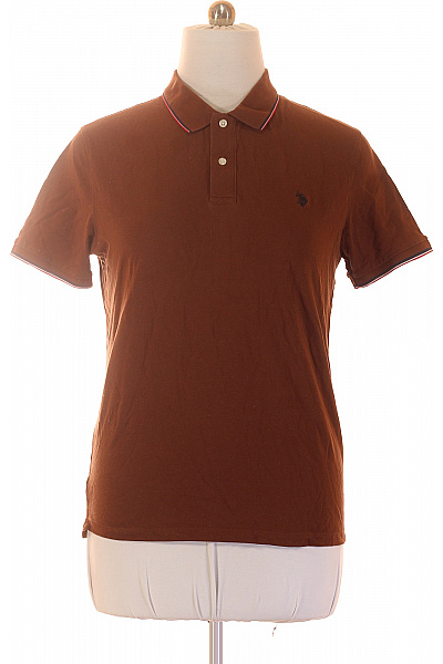 Ralph Lauren Pánské hnědé polo tričko s krátkým rukávem a límečkem Vel. XL | Ralph Lauren | obrázek 2