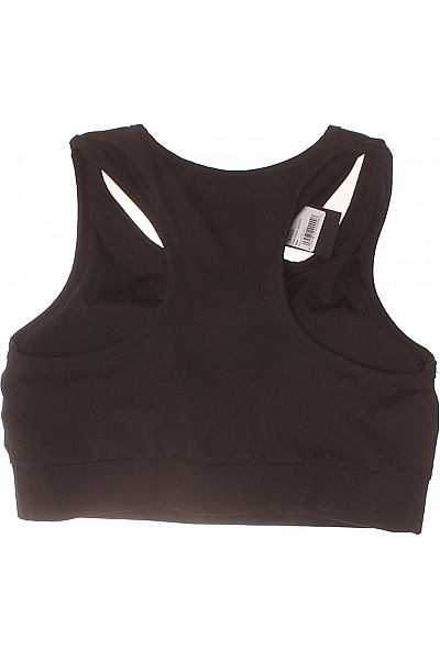 URBAN CLASSICS černý sportovní crop top s otvory a překřížením Velikost EU M | URBAN CLASSICS | obrázek 2