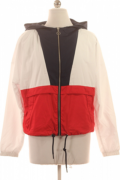 URBAN CLASSICS Dámská Bunda S Kapucí červená Bílá Modrá Sportovní Větrová Velikost XS