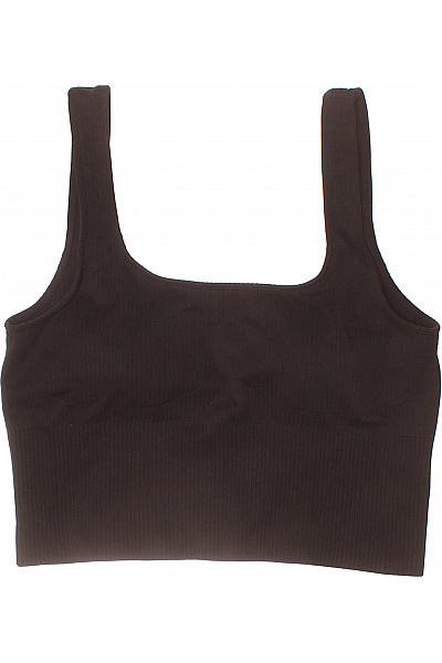 aimn Dámský bezešvý crop top na cvičení hladký Velikost EU L | aimn | obrázek 2