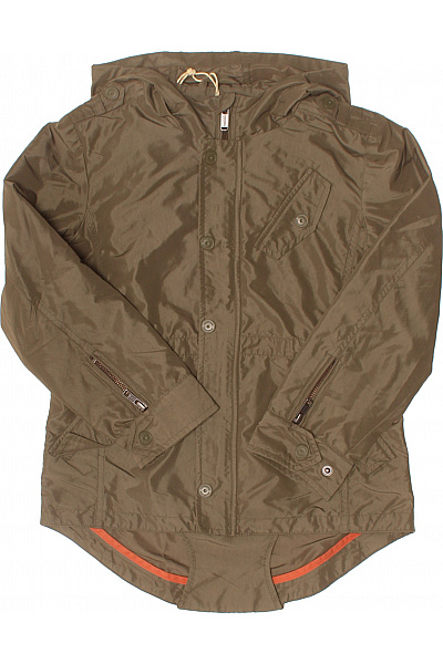 BOMBOOGIE Dětská chlapecká khaki parka s kapucí nylonová Velikost 6 | BOMBOOGIE | obrázek 2
