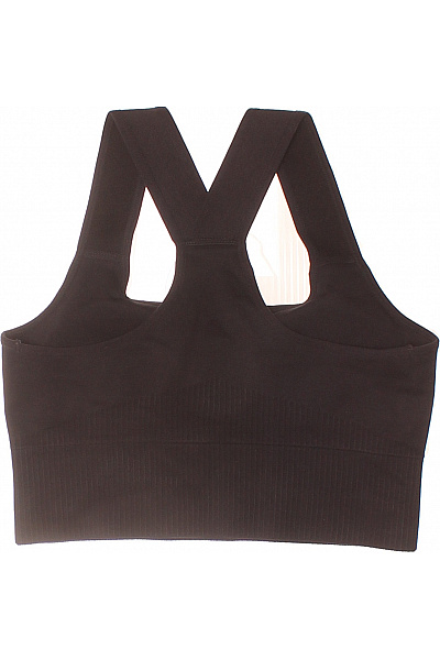 aimn černá bezešvá sportovní podprsenka crop top s překříženými ramínky Vel. EU S | aimn | obrázek 3