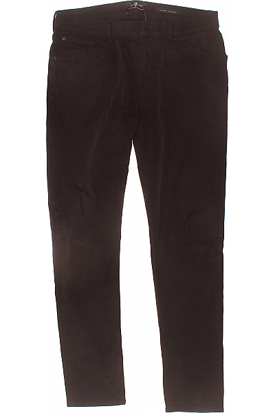 7 For All Mankind Dámské Hnědé Kalhoty Volnočasové Rovné Velikost 32