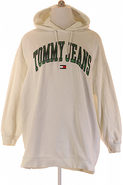 TOMMY HILFIGER Mikina S Kapucí A Potiskem Tommy Jeans Oversized Streetwear Vel. XXL