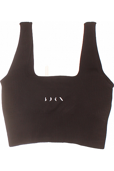 BORN dámská černá bezešvá sportovní podprsenka crop top Velikost EU S | BORN | obrázek 2