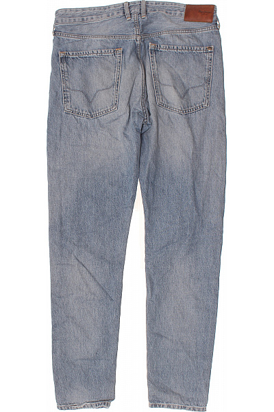 Pepe Jeans Pánské džíny modré rovné seprané s kapsami Velikost M | Pepe Jeans | obrázek 2