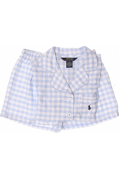 Ralph Lauren Dívčí pyžamo kostkované modré Velikost 140/147 | Ralph Lauren | obrázek 2