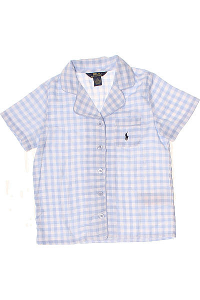 Ralph Lauren Dívčí pyžamo kostkované modré Velikost 140/147 | Ralph Lauren | obrázek 4