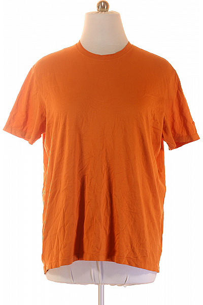 paul&shark Pánské tričko s krátkým rukávem oranžové jednobarevné basic Vel. XL | paul&shark | obrázek 2