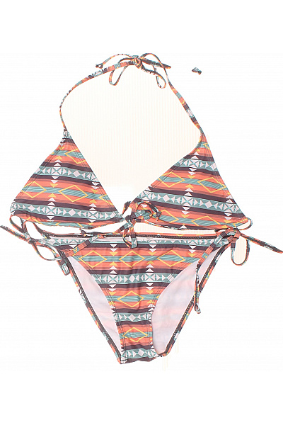 URBAN CLASSICS Dámské bikiny s geometrickým vzorem na zavazování Vel. EU M | URBAN CLASSICS | obrázek 2