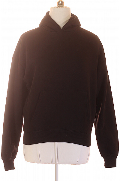 Pánská Mikina S Kapucí černá Oversized Streetwear Velikost S