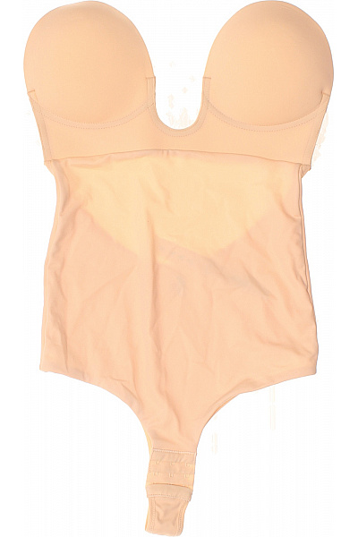 Magic Body Fashion Dámské body s hlubokým výstřihem a zapínáním na patentky béžové Vel. D | Magic Body Fashion | obrázek 2