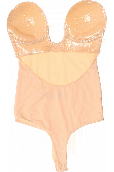Magic Body Fashion Dámské body s hlubokým výstřihem a zapínáním na patentky béžové Vel. D | Magic Body Fashion | obrázek 3