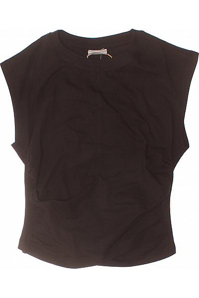 URBAN CLASSICS Dámské černé tričko bez rukávů basic crop top bavlna Vel. EU S | URBAN CLASSICS | obrázek 2