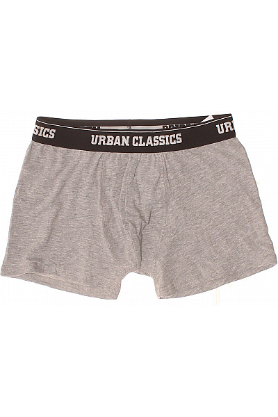 URBAN CLASSICS pánské bavlněné boxerky šedé Vel. EU S | URBAN CLASSICS | obrázek 2