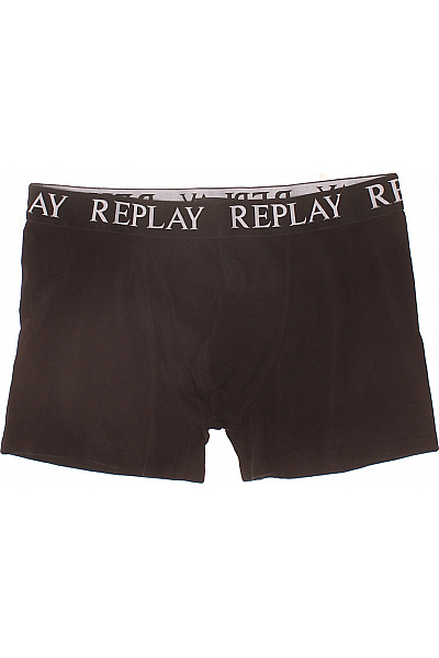 REPLAY pánské boxerky bavlněné černé | REPLAY | obrázek 2