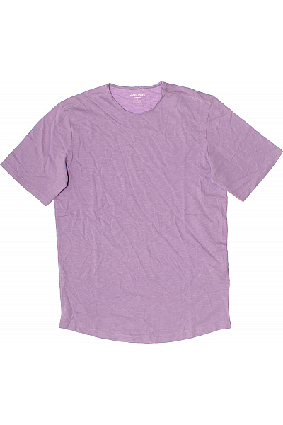 JACK & JONES Pánské bavlněné tričko s krátkým rukávem fialové basic Vel. EU S | JACK & JONES | obrázek 2