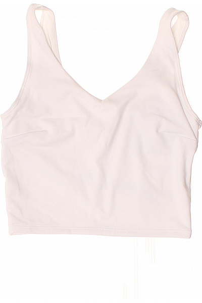 aimn dámská bílá hladká crop top podprsenka na cvičení Vel. EU XS | aimn | obrázek 2