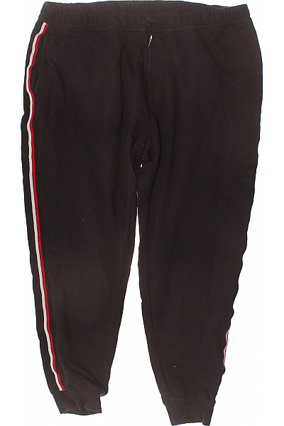TOMMY HILFIGER Pánské tepláky černé s lampasem Vel. XXXL | TOMMY HILFIGER | obrázek 2