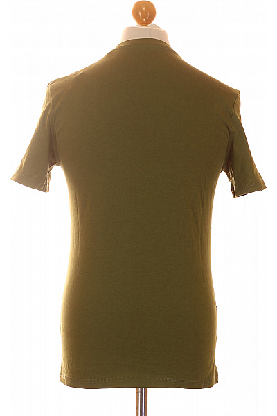 Guess Pánské tričko s krátkým rukávem jednobarevné khaki Vel. EU S | Guess | obrázek 3