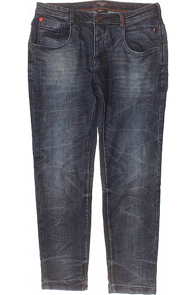 Sublevel Pánské Džíny Modré Slim Fit Seprané S Kapsami Velikost 38/32