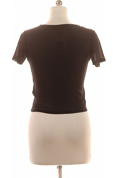 URBAN CLASSICS Dámské tričko krátký rukáv černé basic crop top Velikost M | URBAN CLASSICS | obrázek 3
