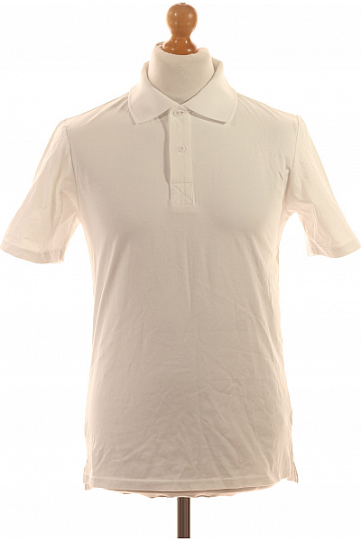 URBAN CLASSICS Pánské bílé polo tričko s krátkým rukávem Vel. s | URBAN CLASSICS | obrázek 2