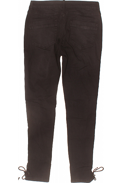 URBAN CLASSICS Dámské černé džíny skinny s krajkou Vel. EU 29 | URBAN CLASSICS | obrázek 2