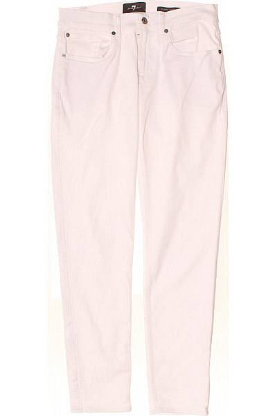 7 For All Mankind Dámské Bílé Džíny Skinny Vel. 31