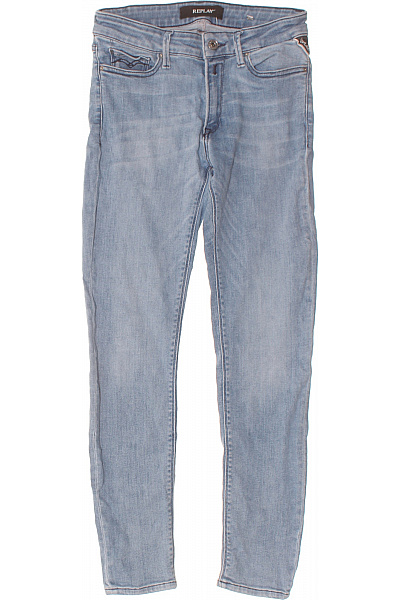 REPLAY Dámské Modré Strečové Skinny Džíny Vel. 28